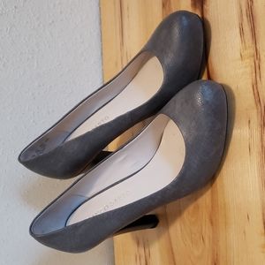 Franco Sarto Grey Pump Heel size 6.5